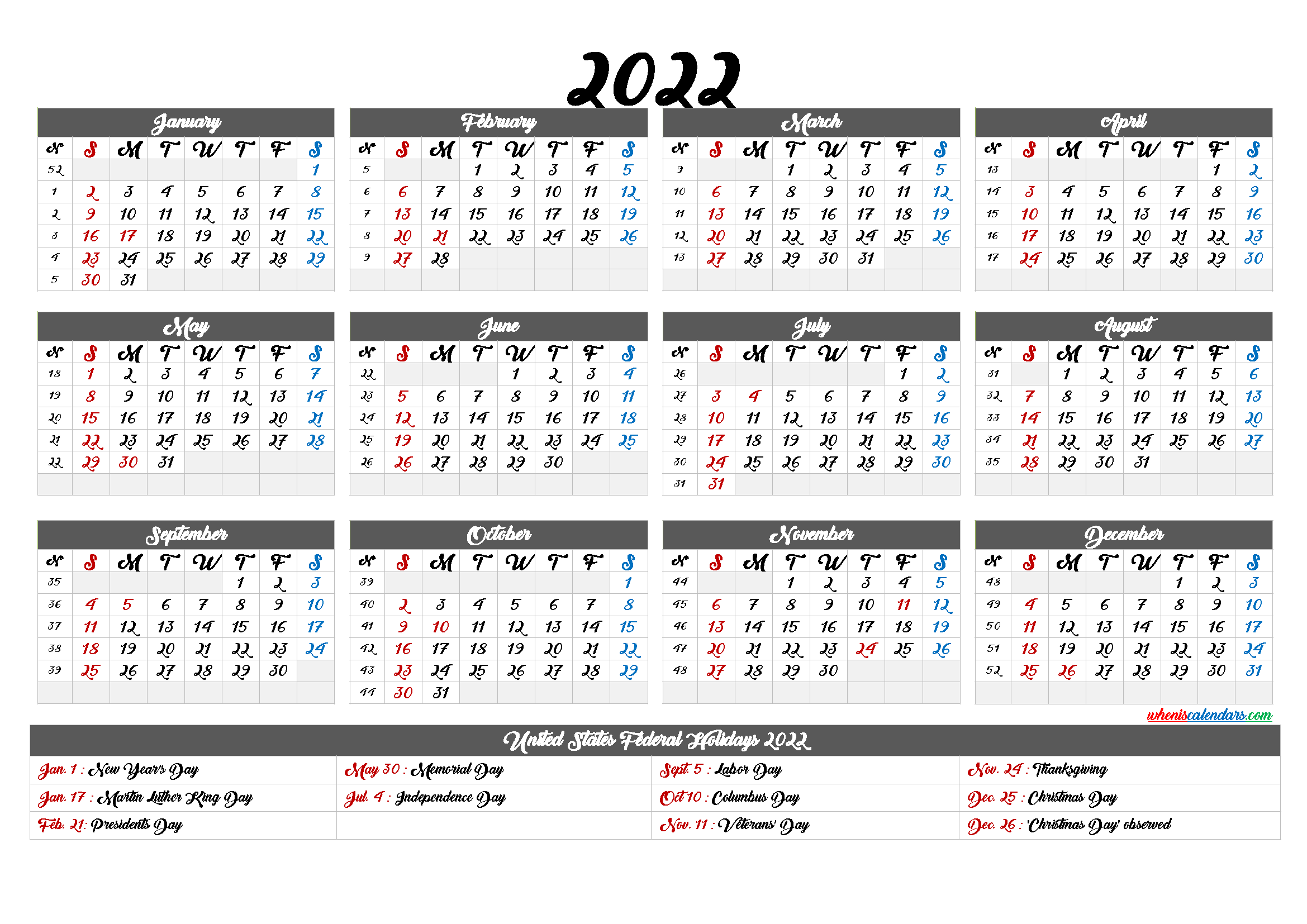 free-printable-2022-yearly-calendar-with-holidays-9-templates