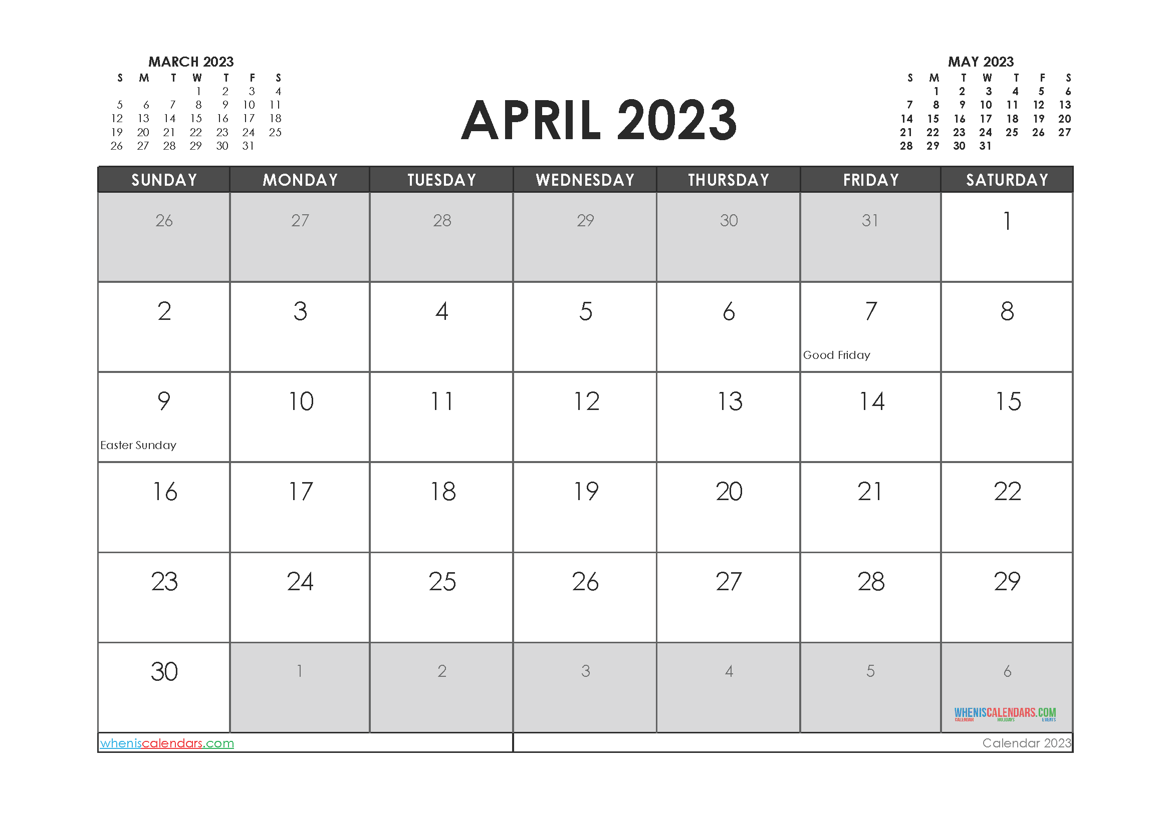 Large Print 2024 Calendar With Holidays Printable Free