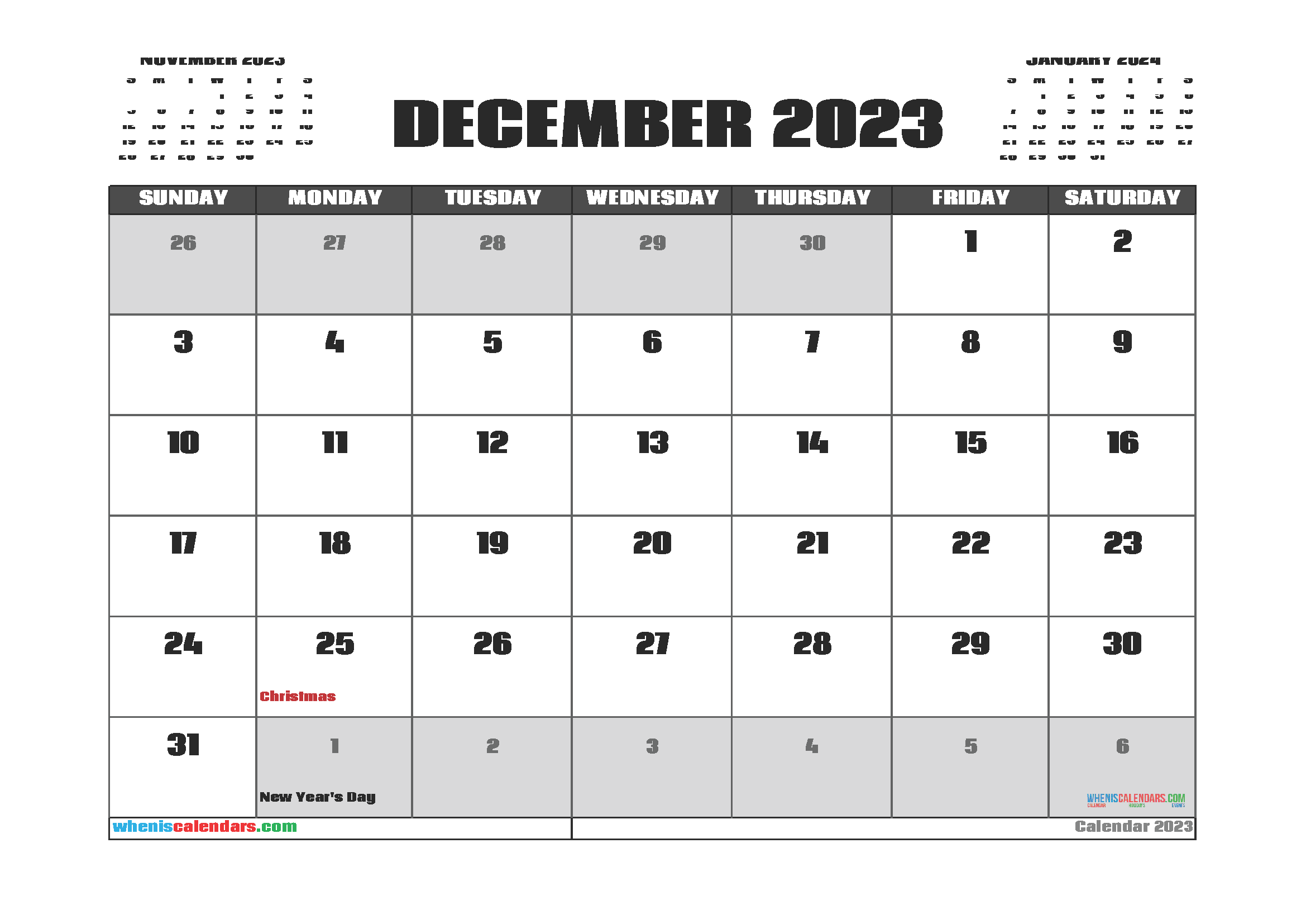 2023-monthly-calendar-with-holidays-2023