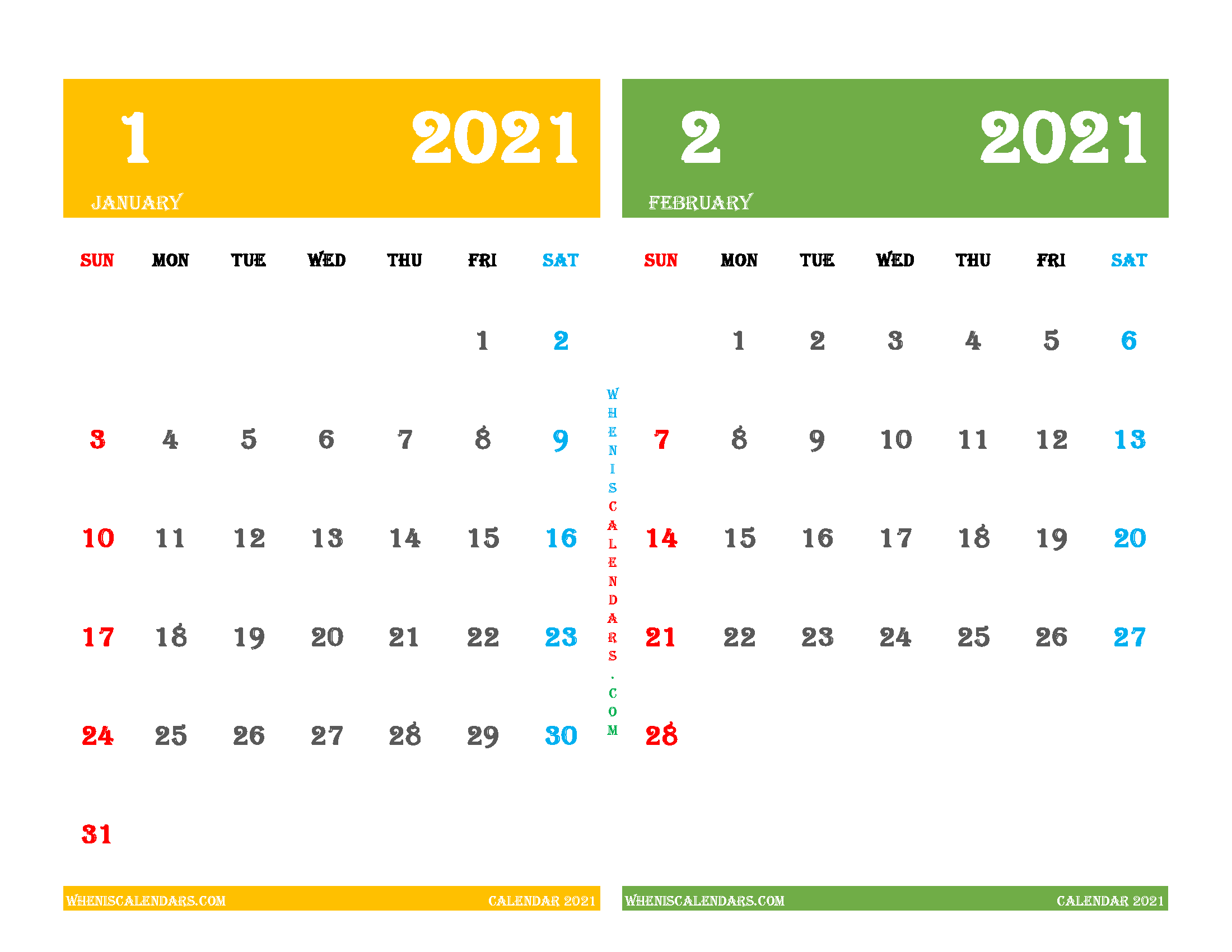 free-january-and-february-2021-calendar-printable-12-templates