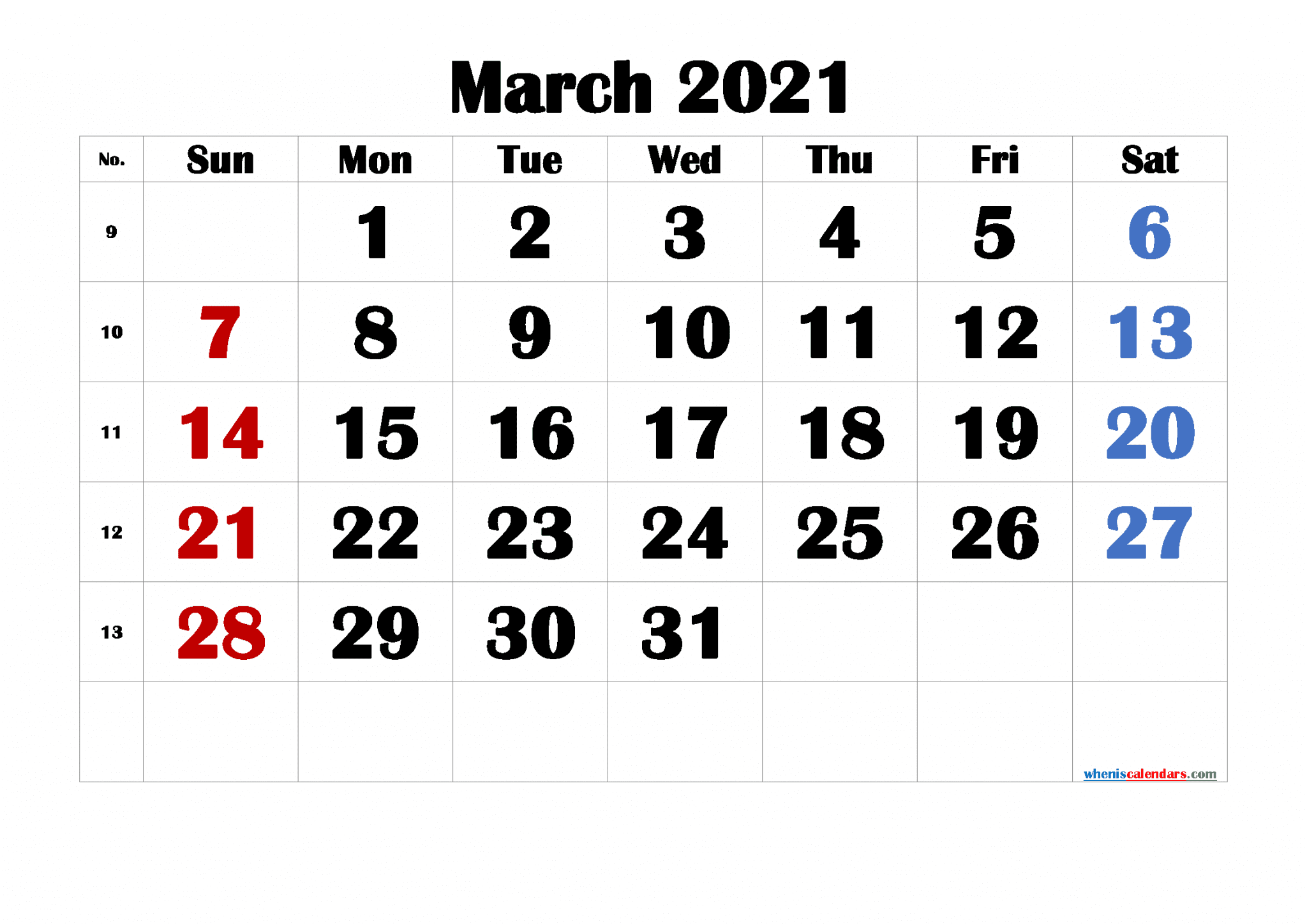 printable-calendar-for-march-2021