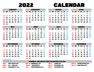 free 2022 calendar download