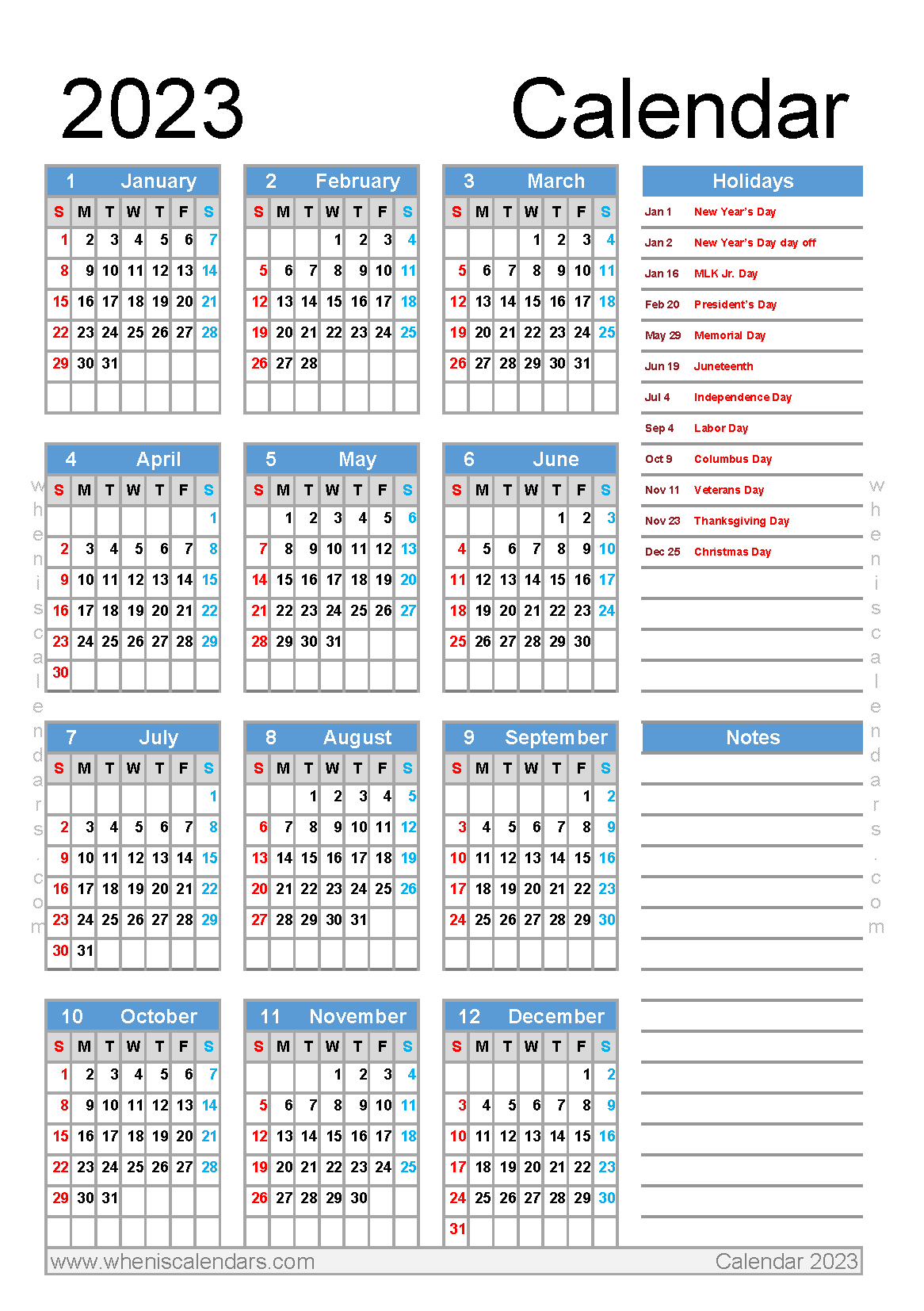 download-2023-yearly-calendar-with-holidays-pdf-a5-portrait