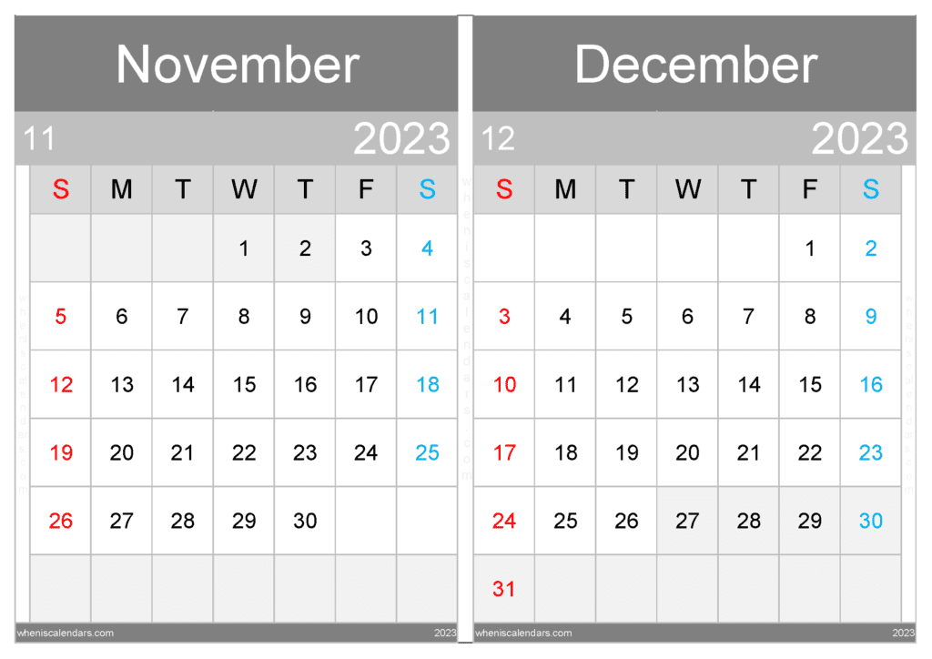 download-nov-and-dec-2023-calendar-a4-nd232004