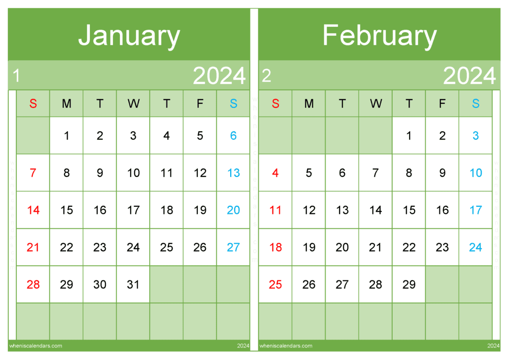 download-january-and-february-calendar-2024-a4-jf24014