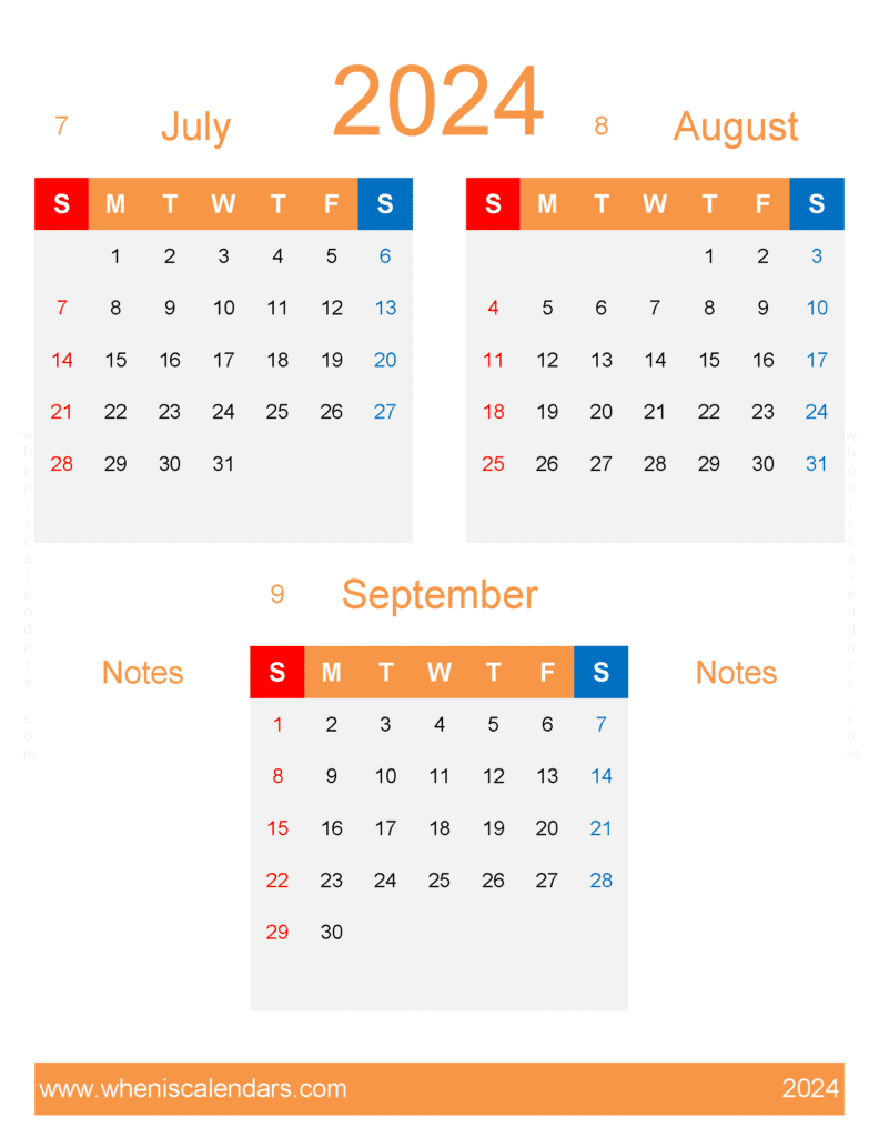 Download Calendar Jul Aug Sept 2024 JAS466