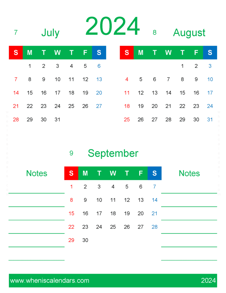 Download Calendar For Jul Aug September 2024 JAS471