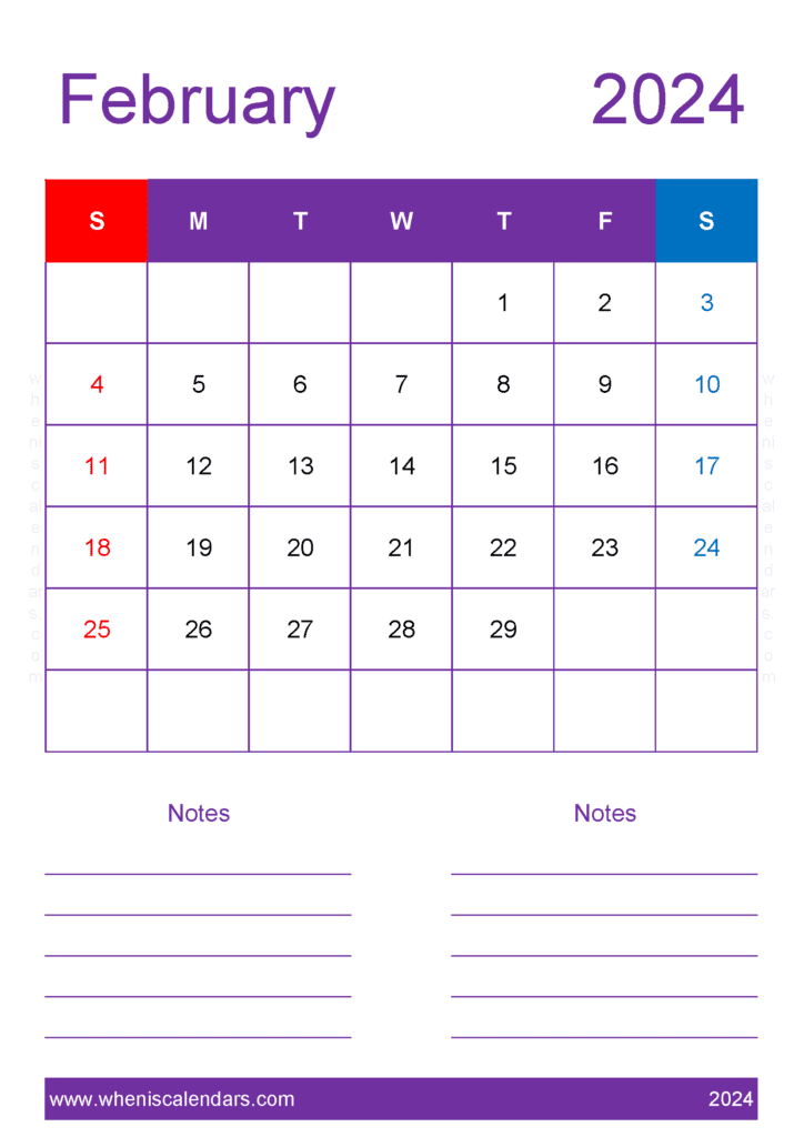 February 2024 Calendar With Bank Holidays Monthly Calendar