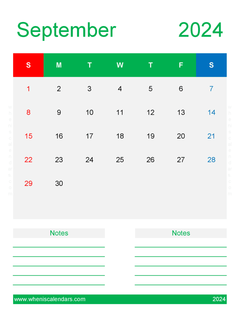 September 2024 Calendar Free Printable Calendar Monthly Calendar